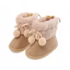 snow boots, baby shoes, baby boots, fluffy boots, first walkers shoes