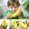 squishy banana, squishy banana toy, anti stress banana, banana stress toy