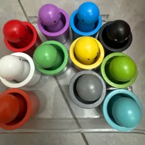 Received Peg Dolls in Cups Montessori Color Sorting Toy from customer A***n.