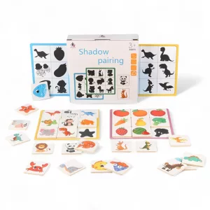 montessori toy, educational toy, shape matching game
