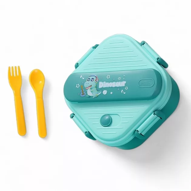 lunch box, bento box, kids lunch box, cute lunch box, leakproof lunch box, cartoon lunch box, 3 compartment lunch box